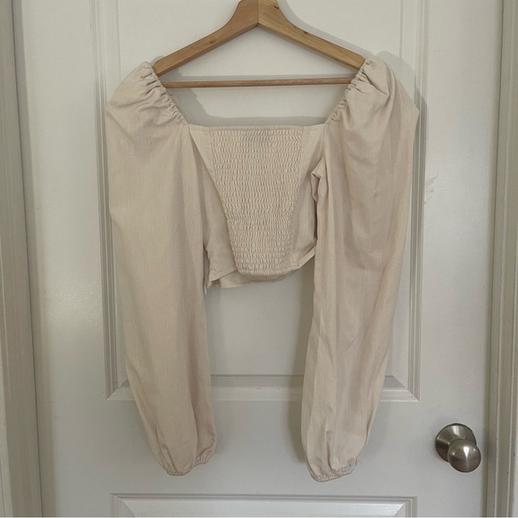 & Other Stories Puff Sleeve Corset Blouse - Picture 7 of 9